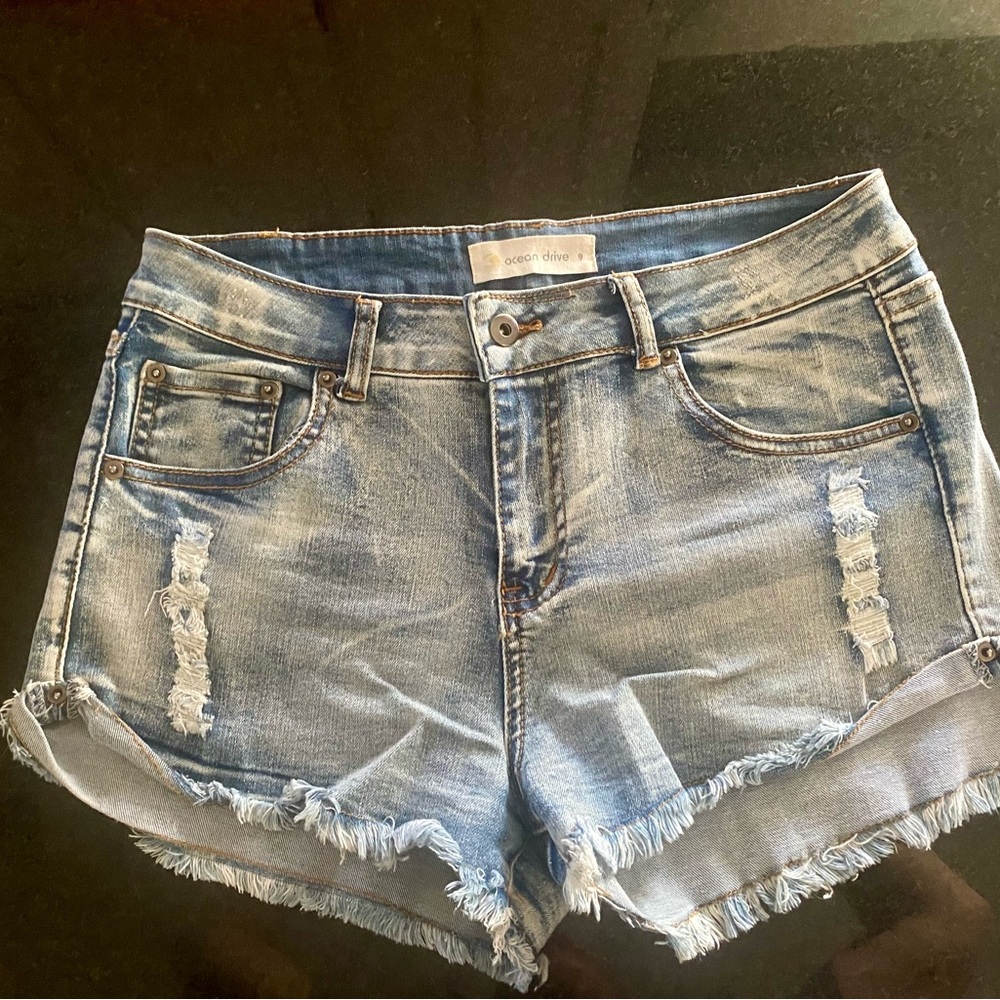 Denim Blue Women's Shorts